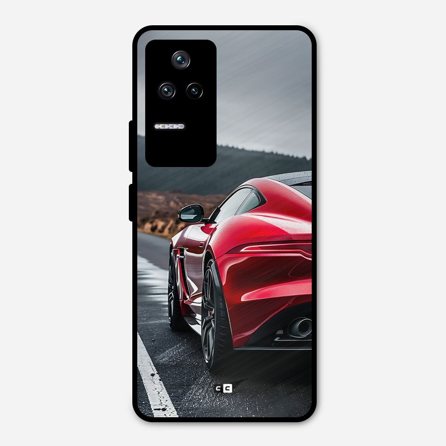 The Royal Car Metal Back Case for Poco F4 5G