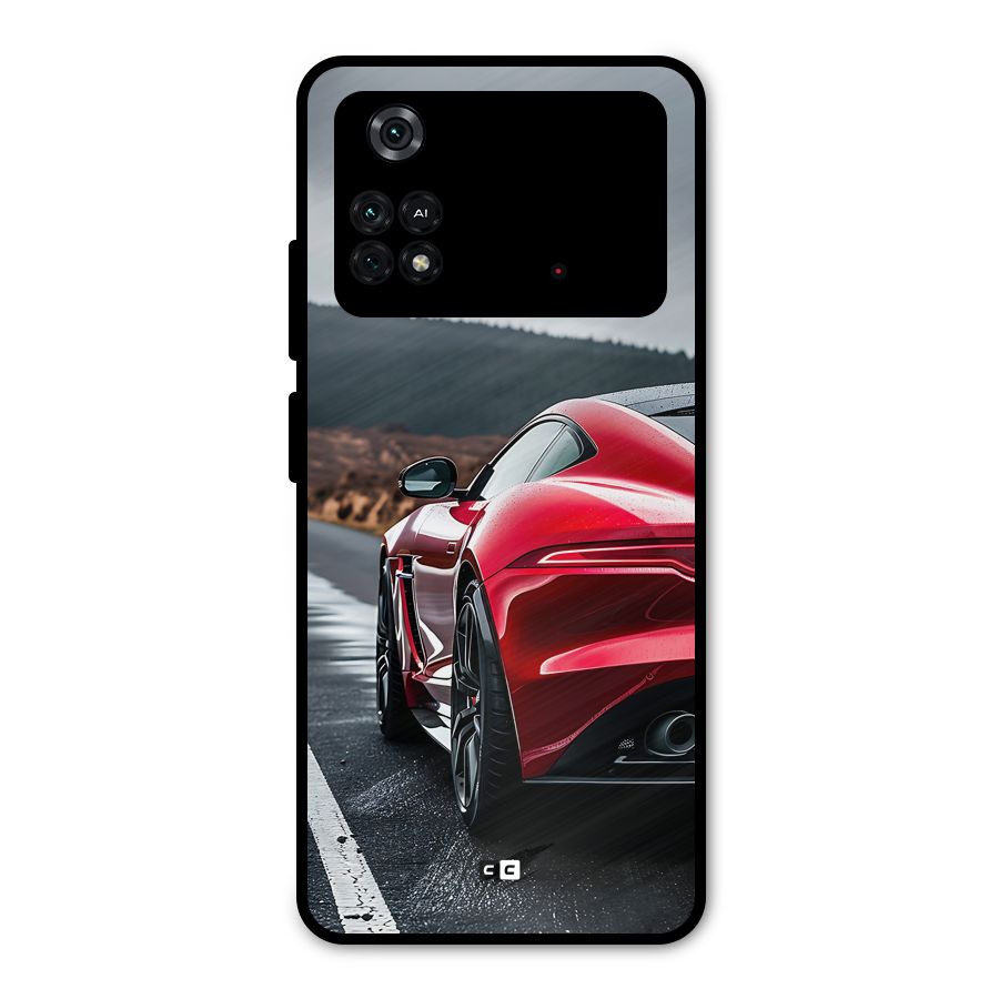 The Royal Car Metal Back Case for Poco M4 Pro 4G
