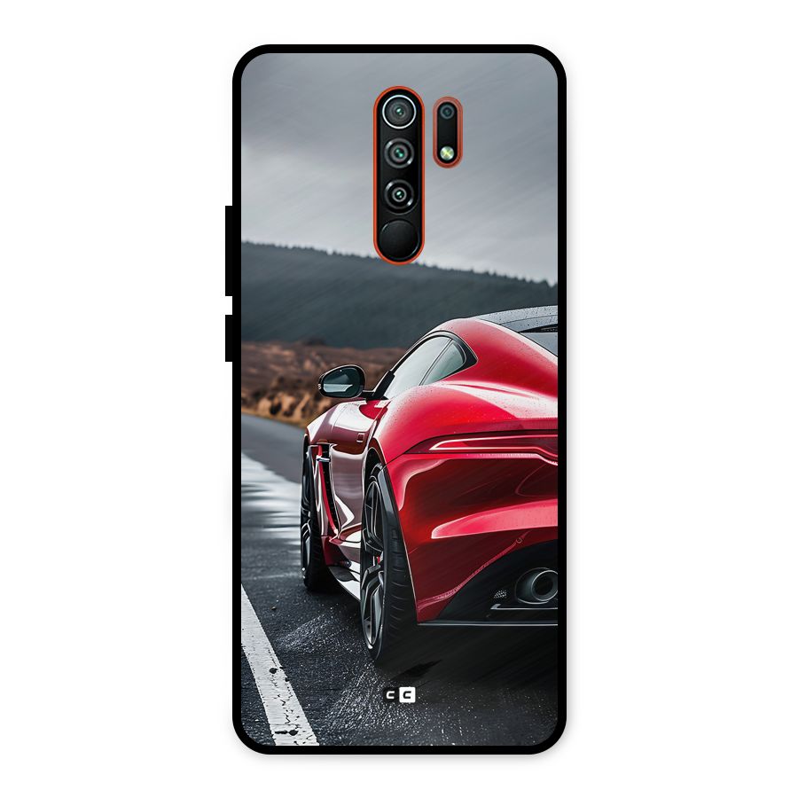 The Royal Car Metal Back Case for Redmi 9 Prime