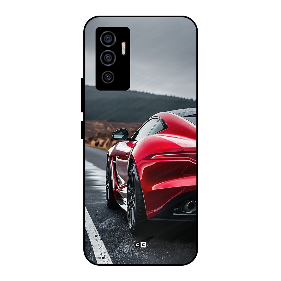 The Royal Car Metal Back Case for Vivo V23e