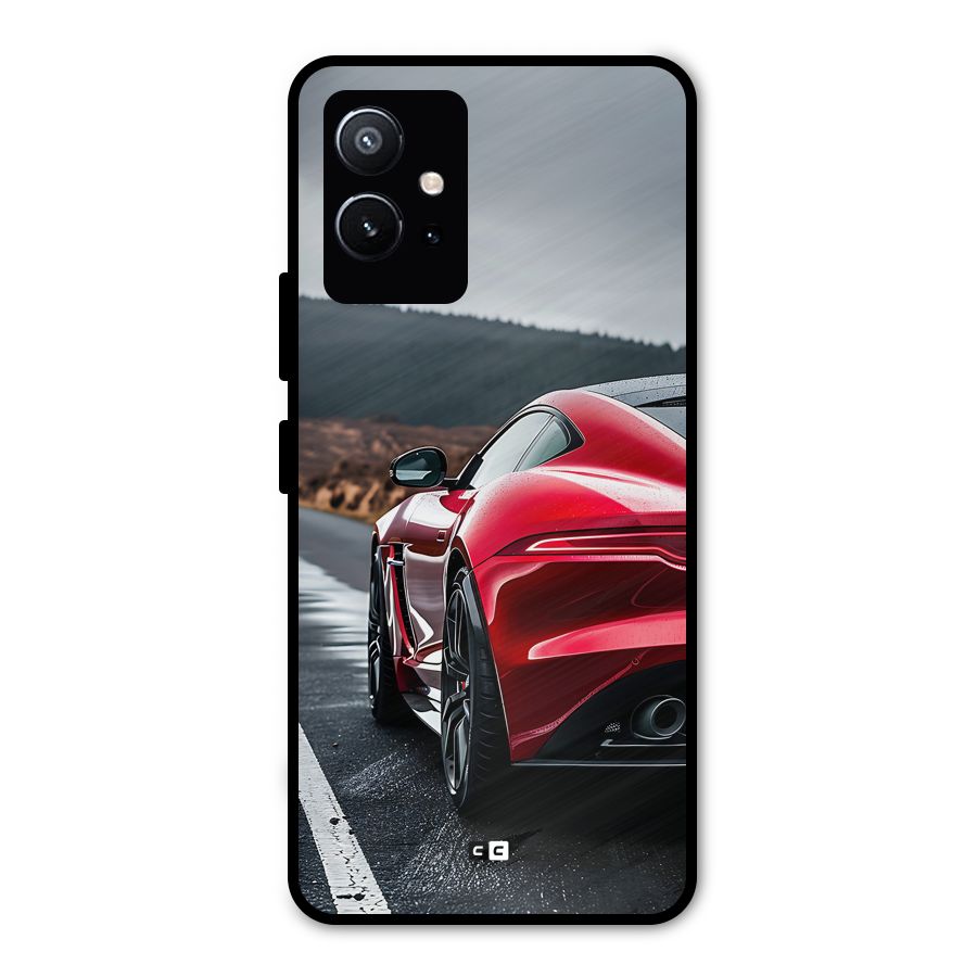 The Royal Car Metal Back Case for Vivo Y75 5G