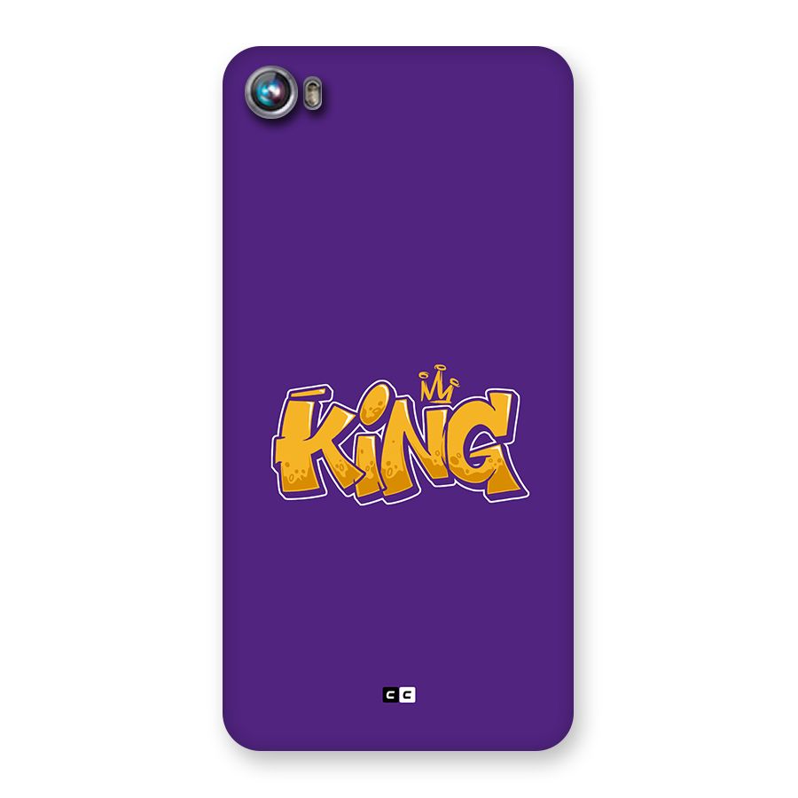 The Royal King Back Case for Canvas Fire 4 (A107)