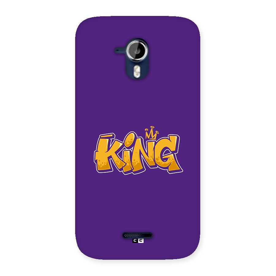 The Royal King Back Case for Canvas Magnus A117