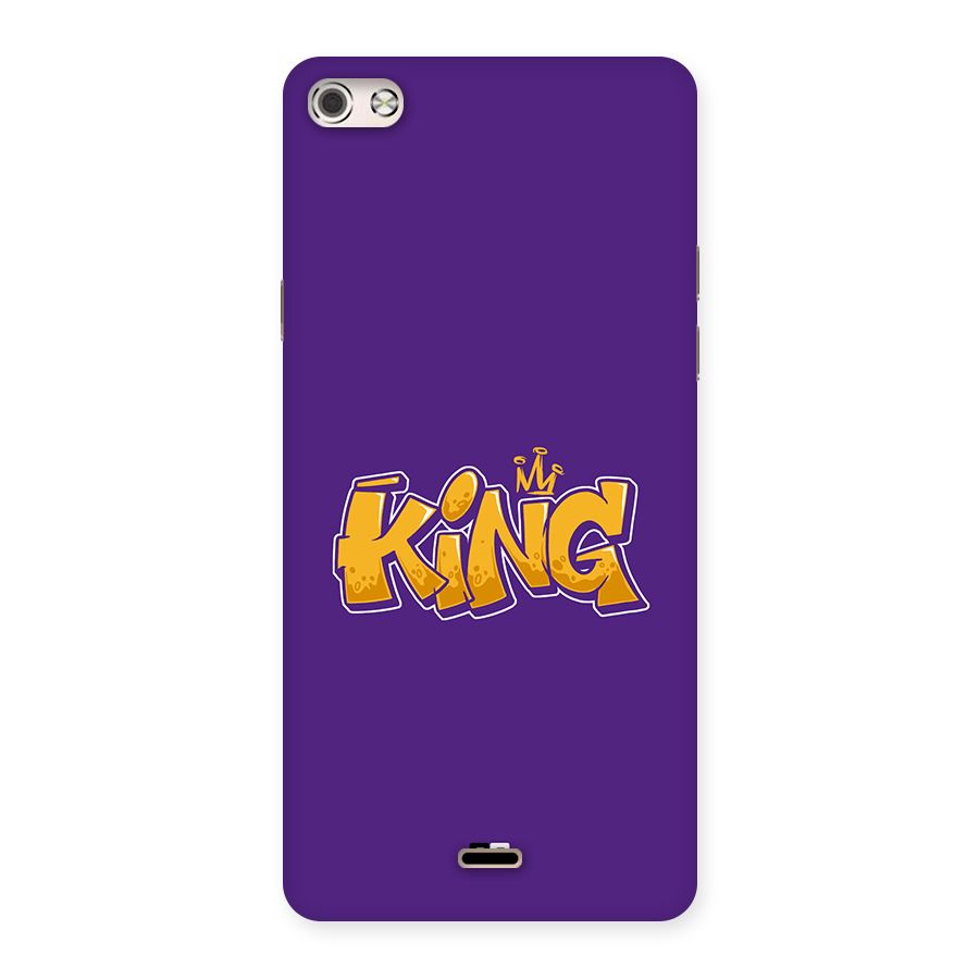 The Royal King Back Case for Canvas Silver 5