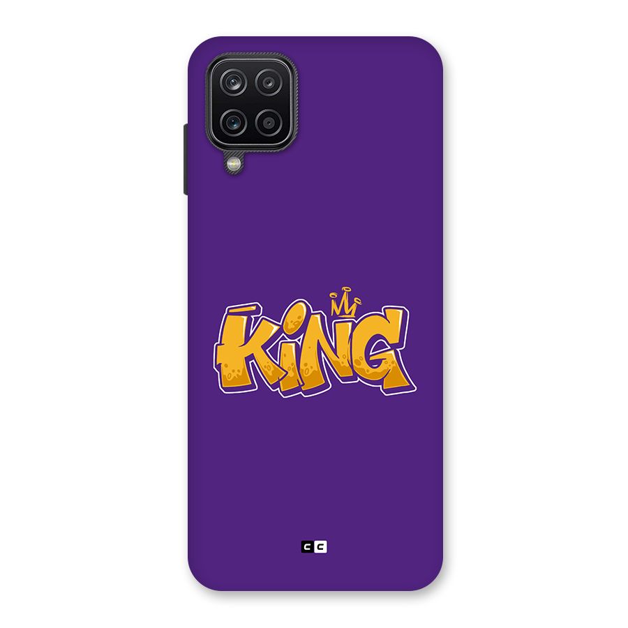 The Royal King Back Case for Galaxy A12