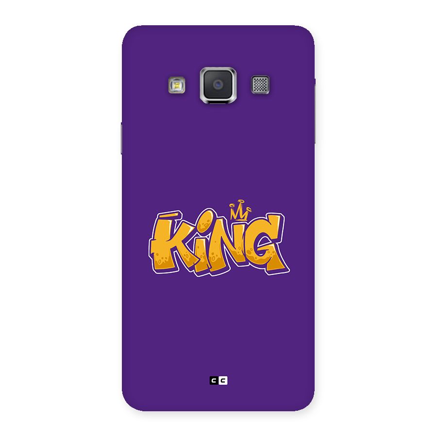 The Royal King Back Case for Galaxy A3