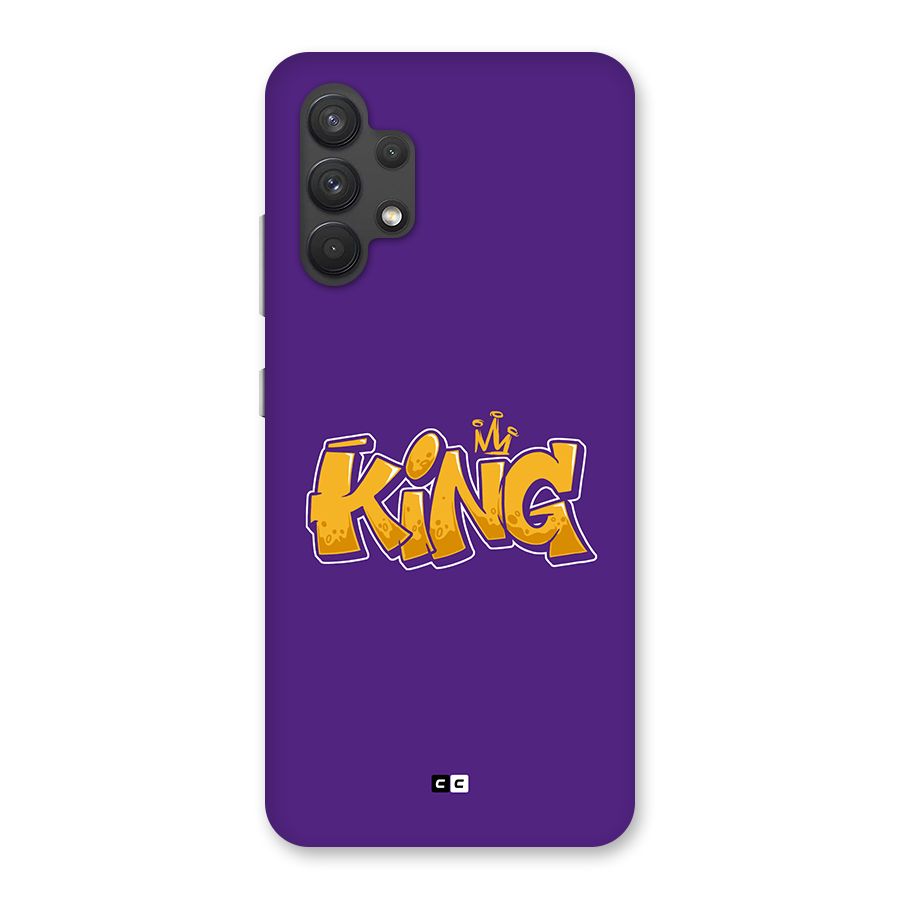 The Royal King Back Case for Galaxy A32