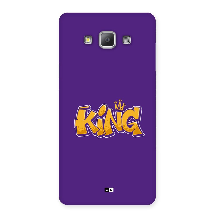 The Royal King Back Case for Galaxy A7
