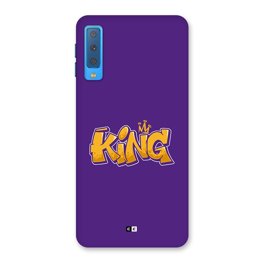 The Royal King Back Case for Galaxy A7 (2018)