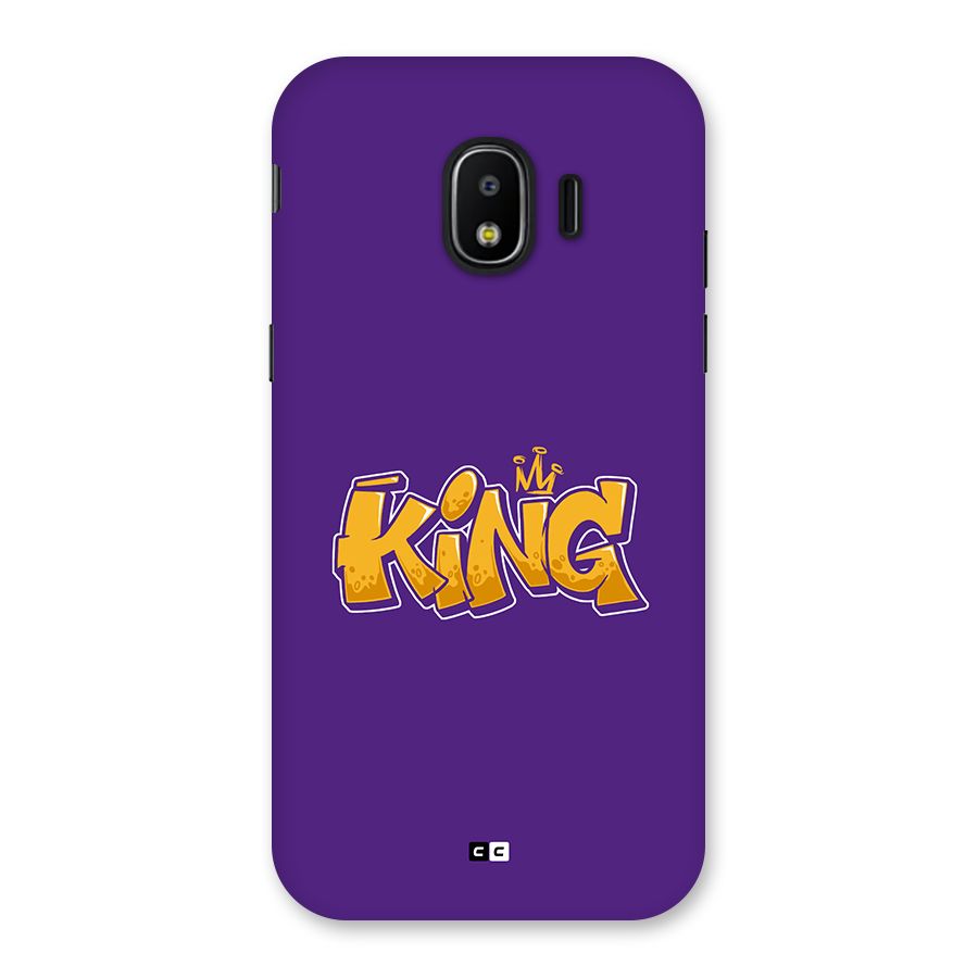 The Royal King Back Case for Galaxy J2 Pro 2018