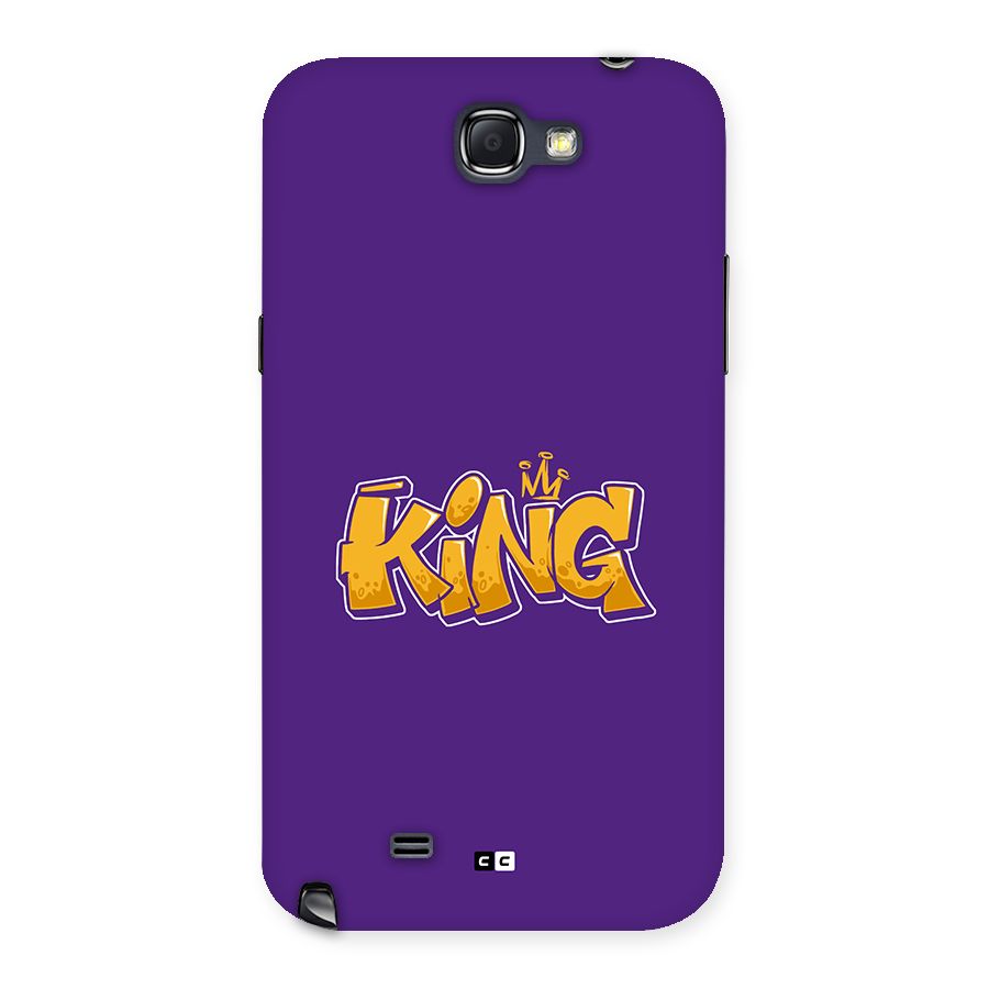 The Royal King Back Case for Galaxy Note 2