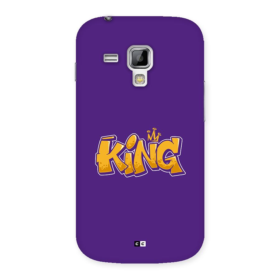 The Royal King Back Case for Galaxy S Duos