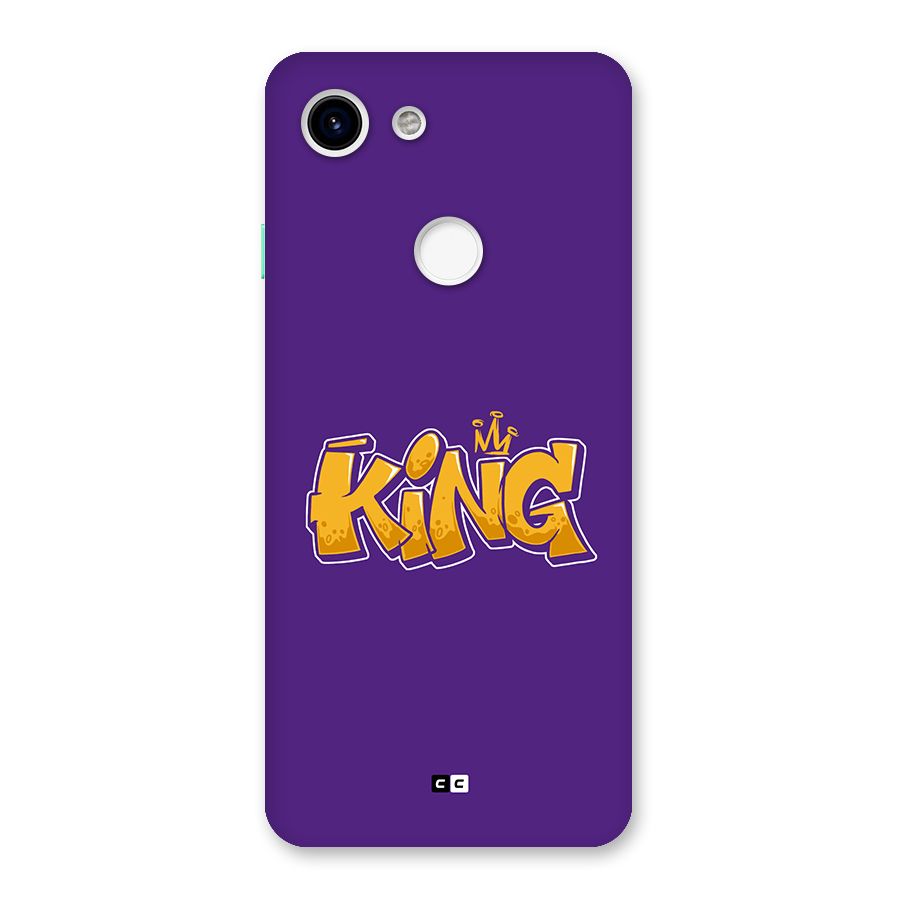 The Royal King Back Case for Google Pixel 3