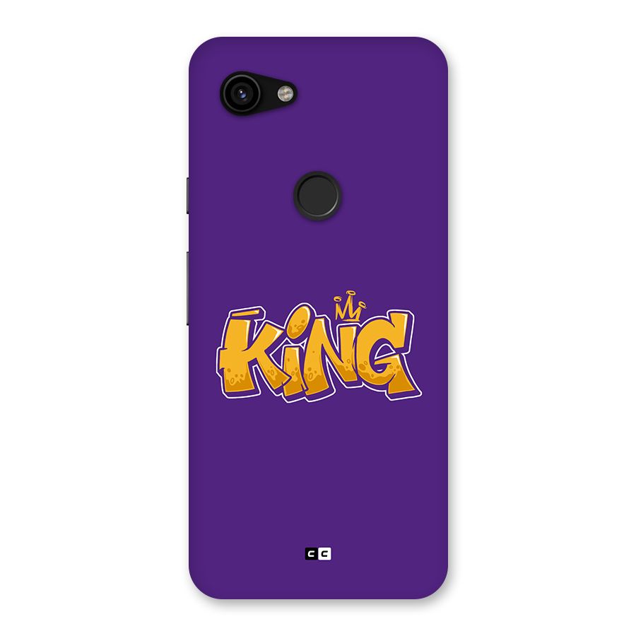 The Royal King Back Case for Google Pixel 3a