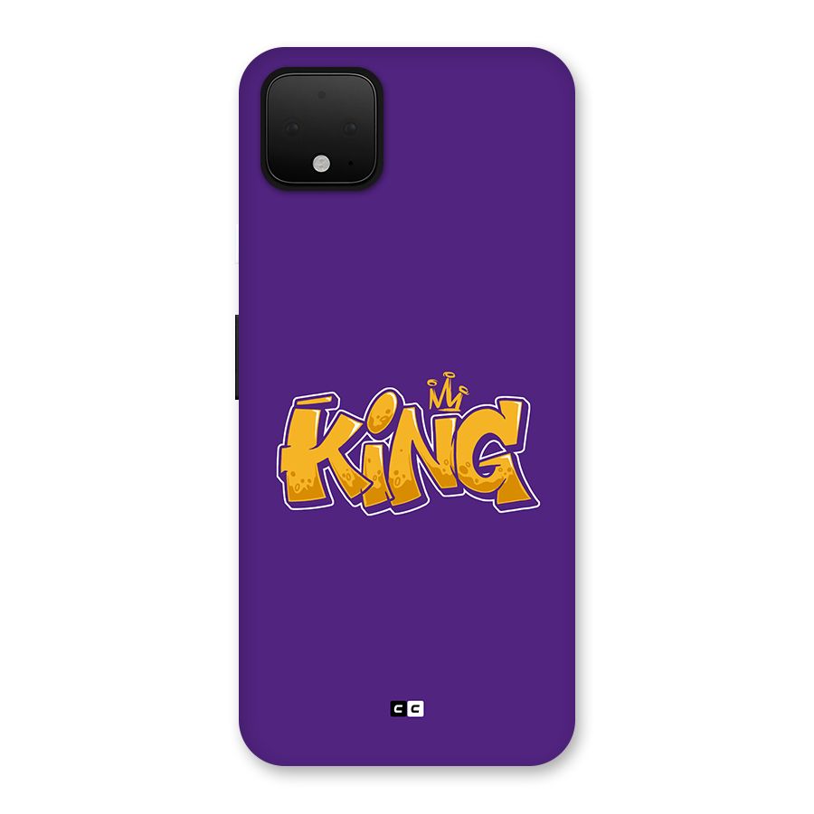 The Royal King Back Case for Google Pixel 4 XL