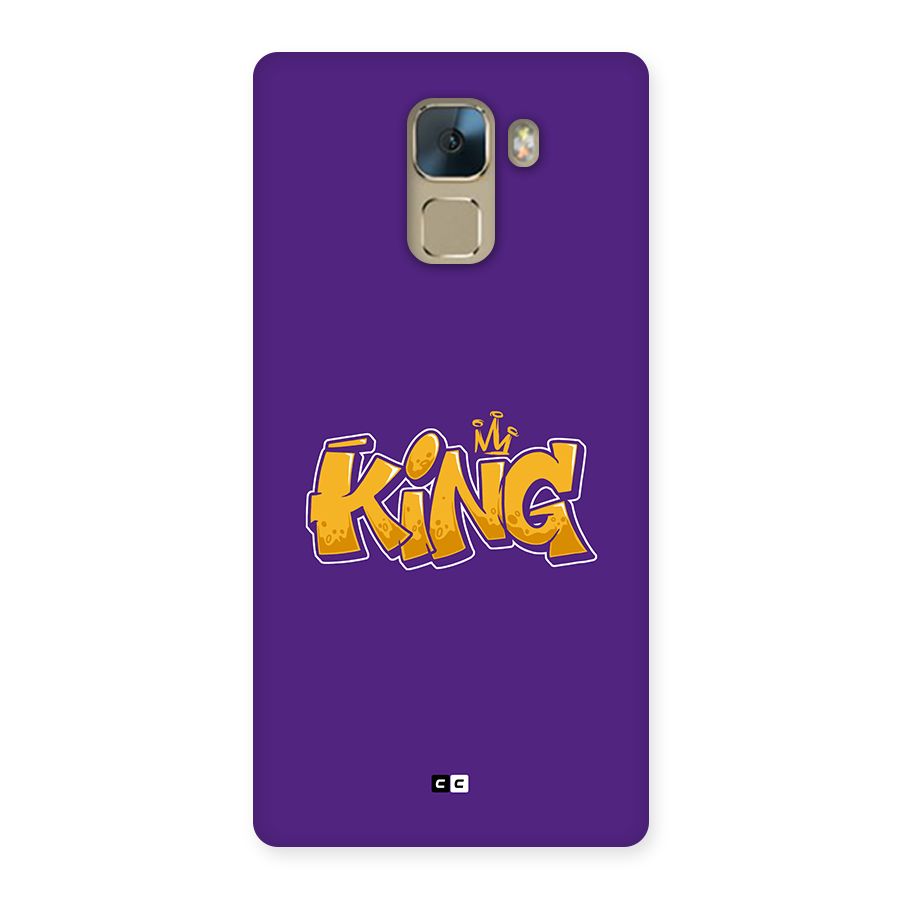 The Royal King Back Case for Honor 7