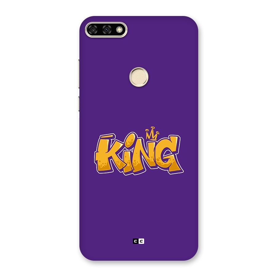 The Royal King Back Case for Honor 7A