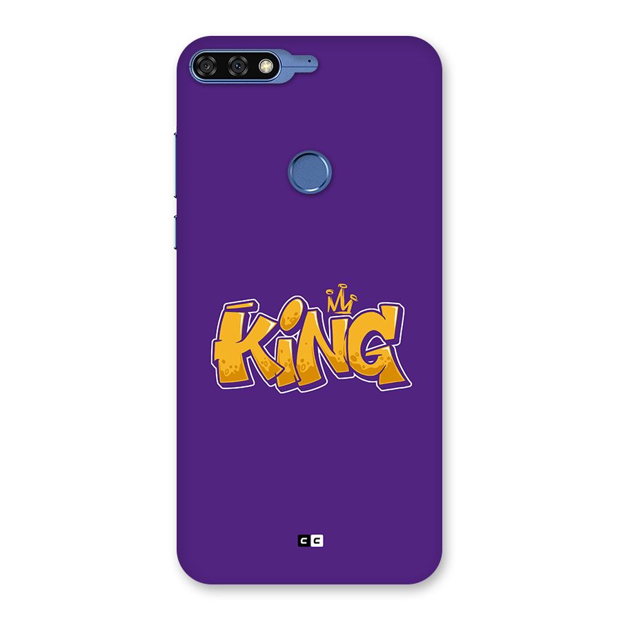 The Royal King Back Case for Honor 7C