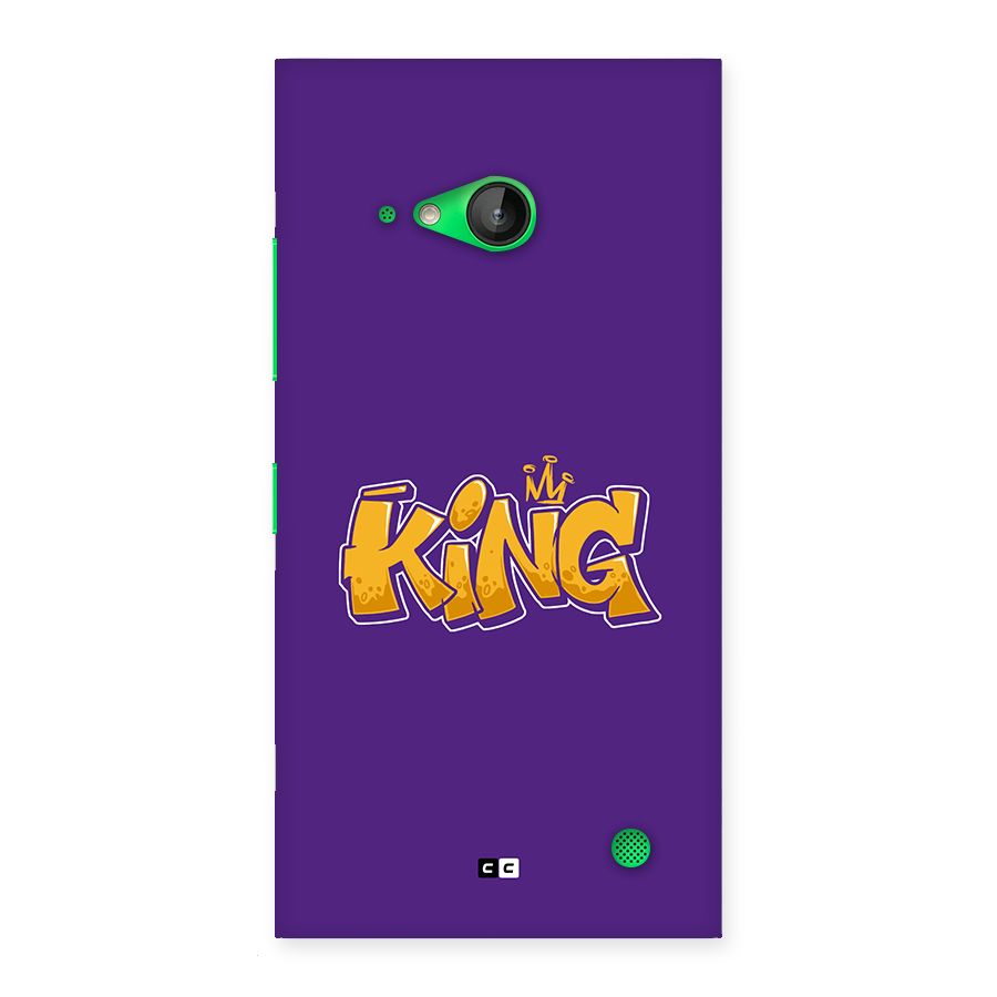 The Royal King Back Case for Lumia 730