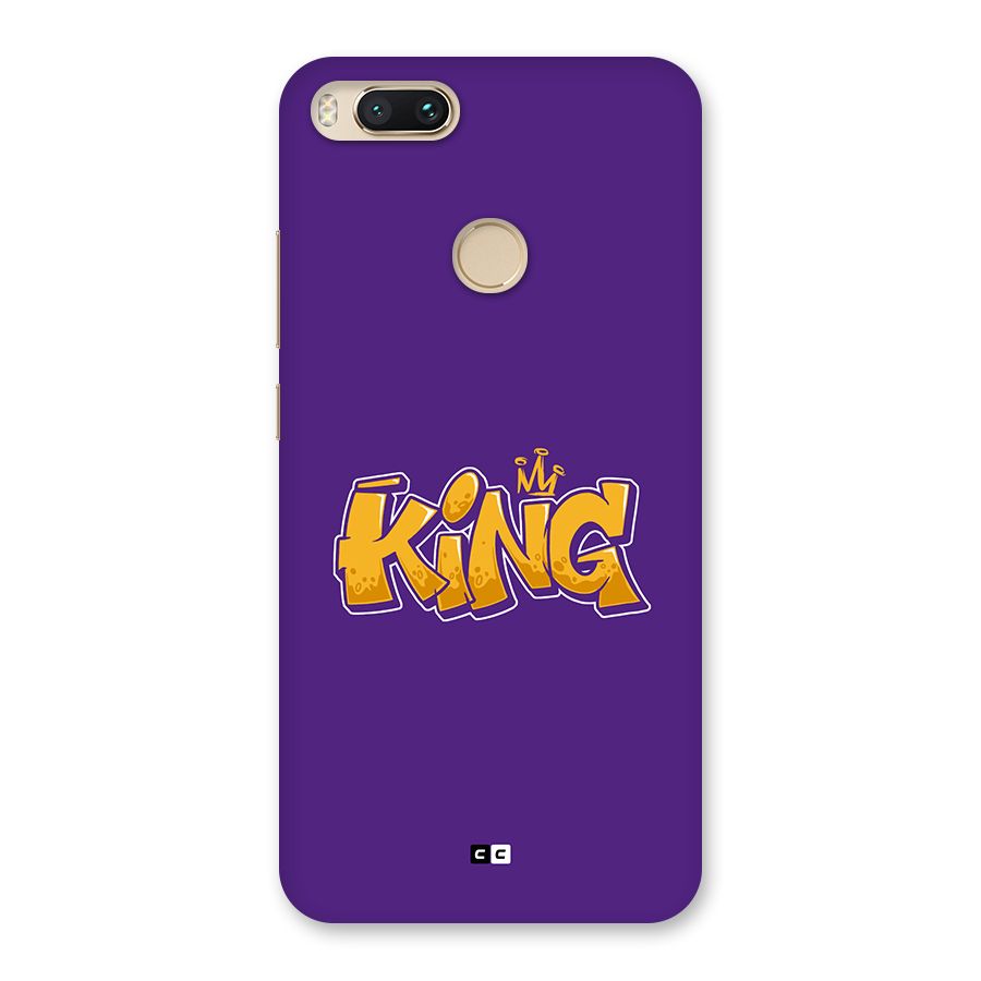 The Royal King Back Case for Mi A1