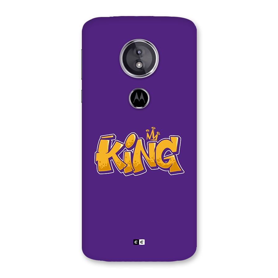 The Royal King Back Case for Moto E5