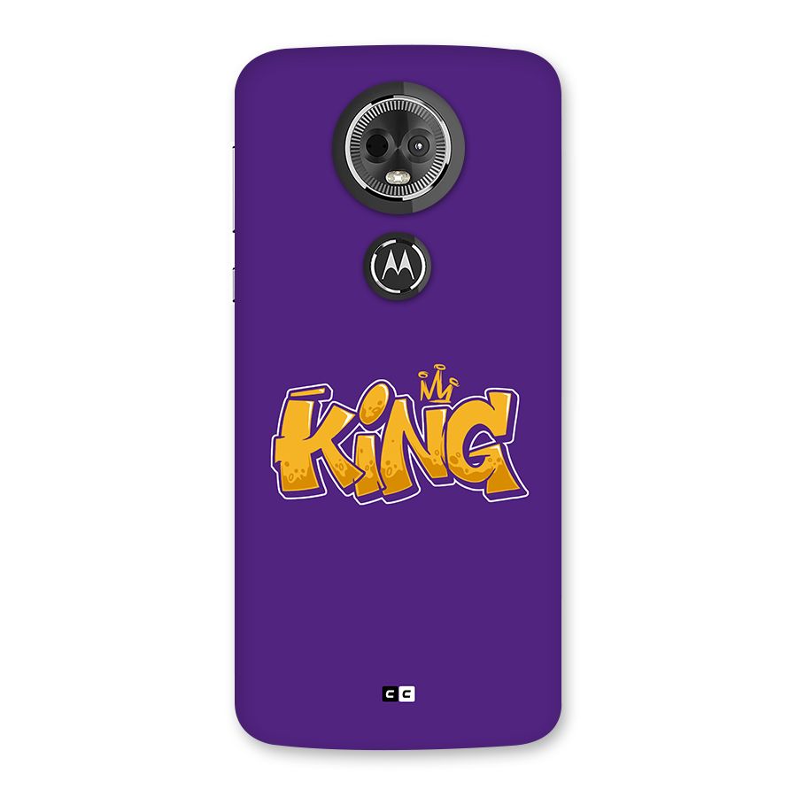 The Royal King Back Case for Moto E5 Plus