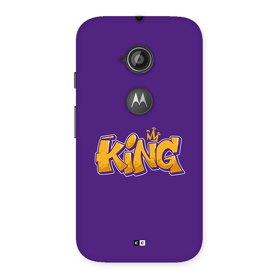 The Royal King Back Case for Moto E 2nd Gen