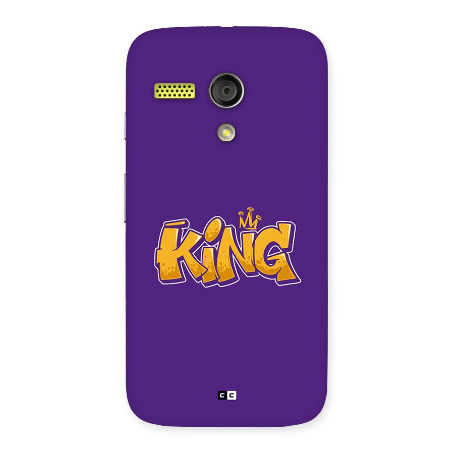 The Royal King Back Case for Moto G