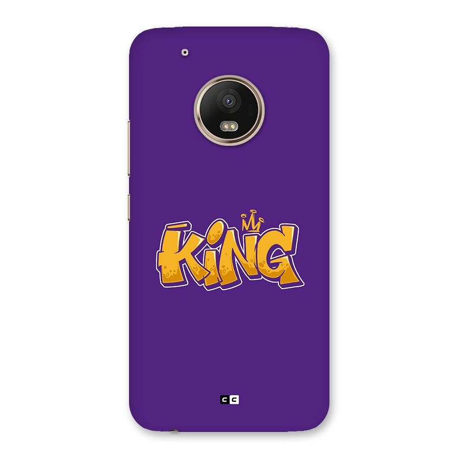 The Royal King Back Case for Moto G5 Plus