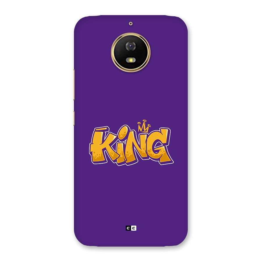 The Royal King Back Case for Moto G5s