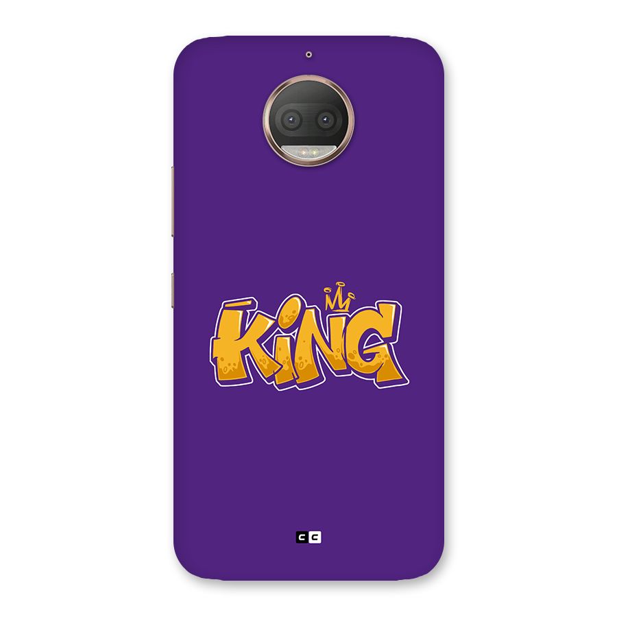 The Royal King Back Case for Moto G5s Plus
