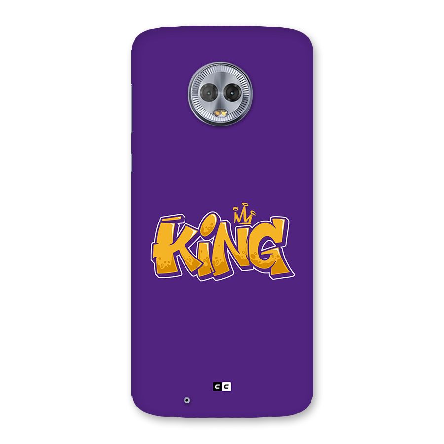 The Royal King Back Case for Moto G6