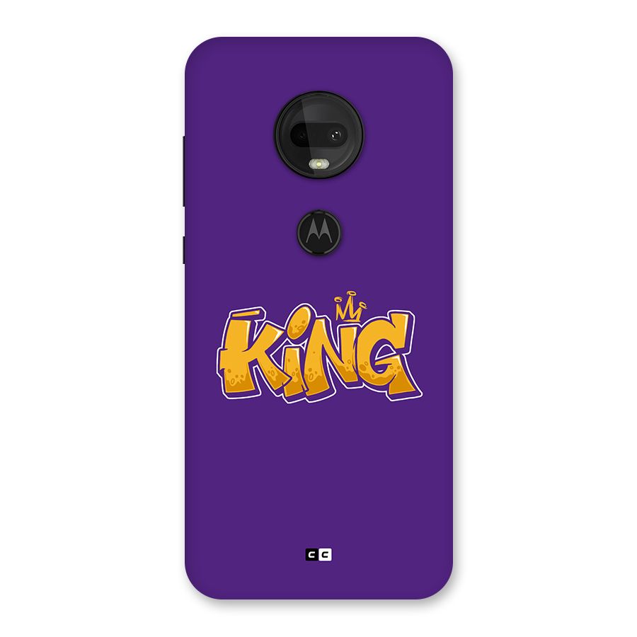 The Royal King Back Case for Moto G7