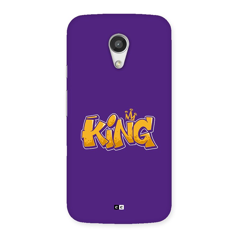 The Royal King Back Case for Moto G 2nd Gen