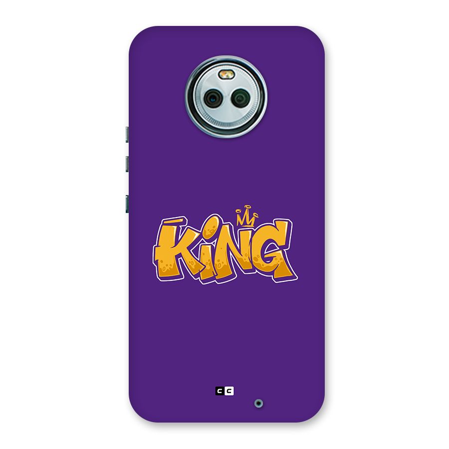 The Royal King Back Case for Moto X4