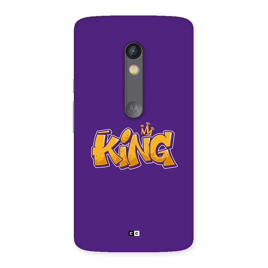 The Royal King Back Case for Moto X Play
