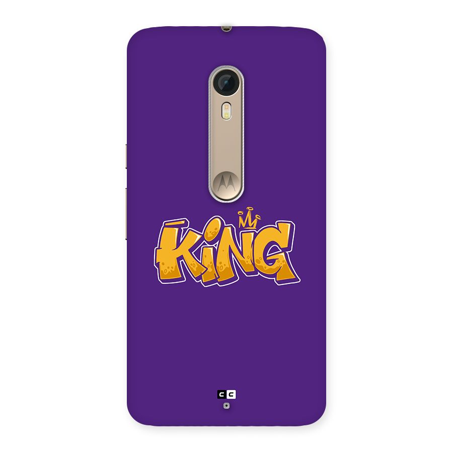 The Royal King Back Case for Moto X Style