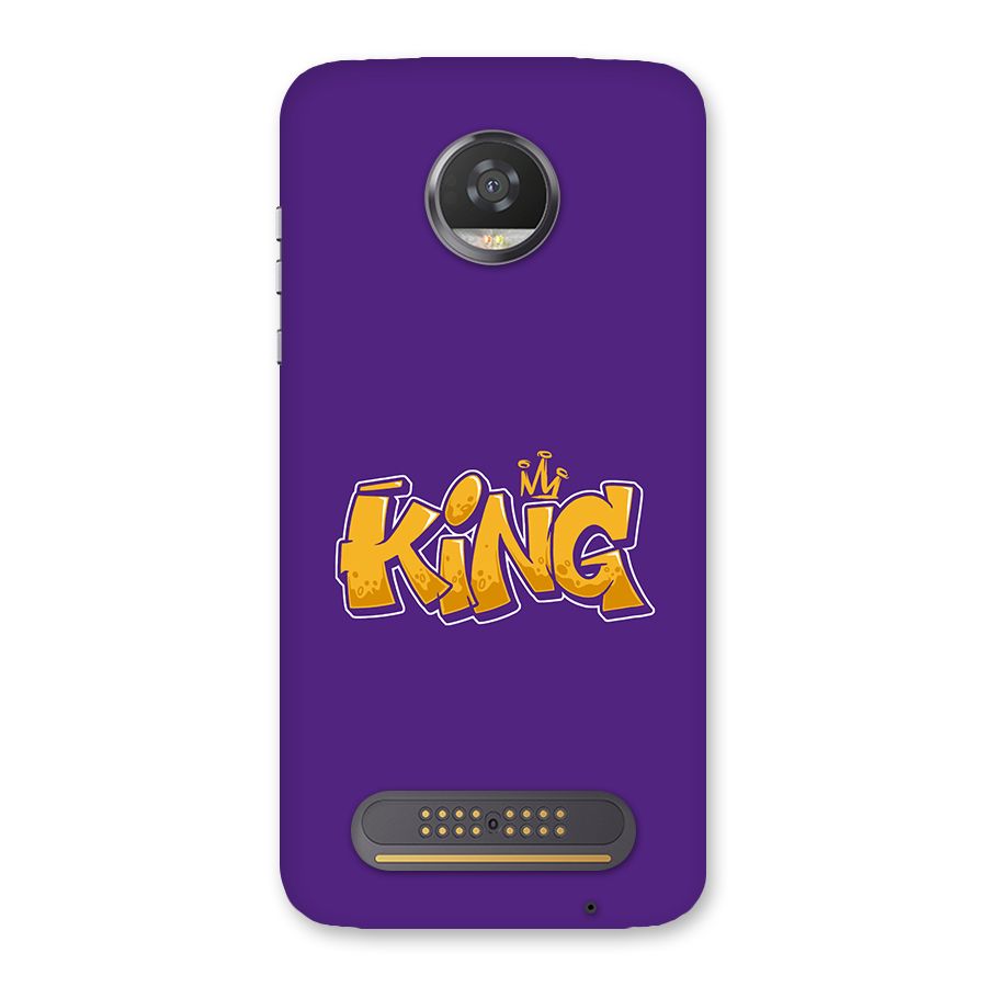 The Royal King Back Case for Moto Z2 Play