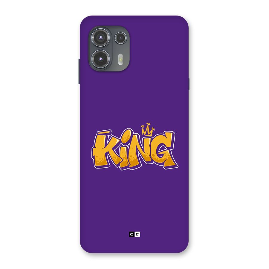 The Royal King Back Case for Motorola Edge 20 Fusion