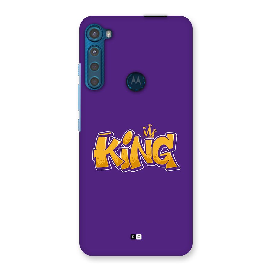 The Royal King Back Case for Motorola One Fusion Plus