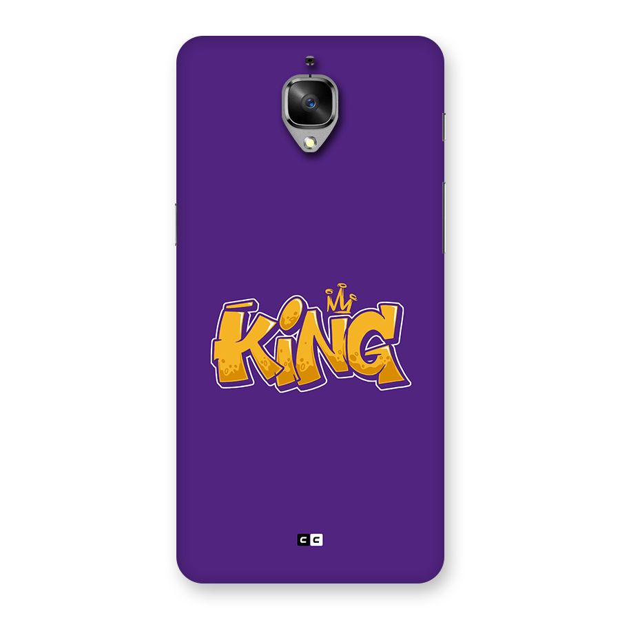 The Royal King Back Case for OnePlus 3