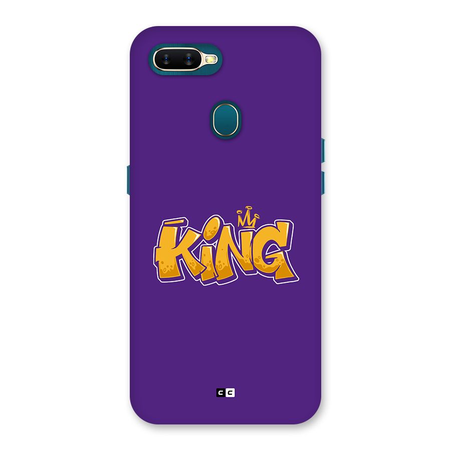 The Royal King Back Case for Oppo A12