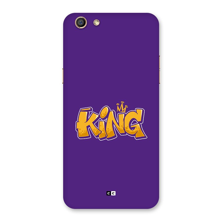 The Royal King Back Case for Oppo F3