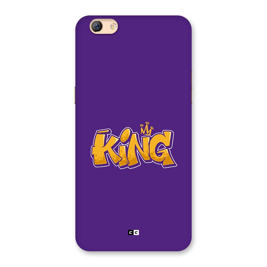 The Royal King Back Case for Oppo F3 Plus