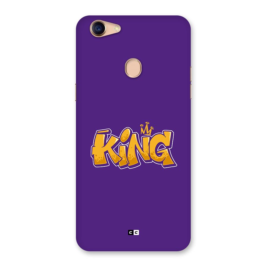 The Royal King Back Case for Oppo F5 Youth