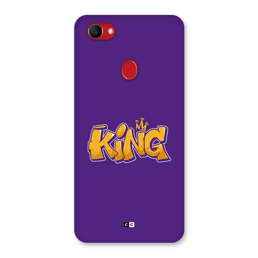 The Royal King Back Case for Oppo F7