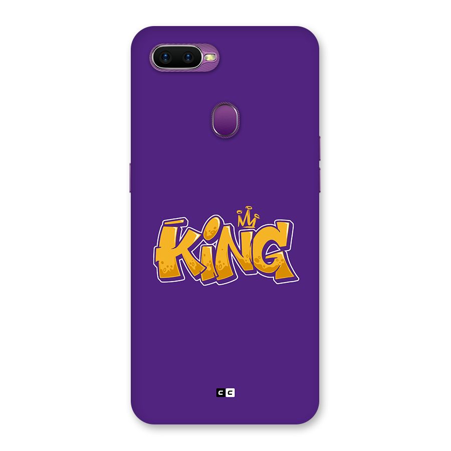 The Royal King Back Case for Oppo F9