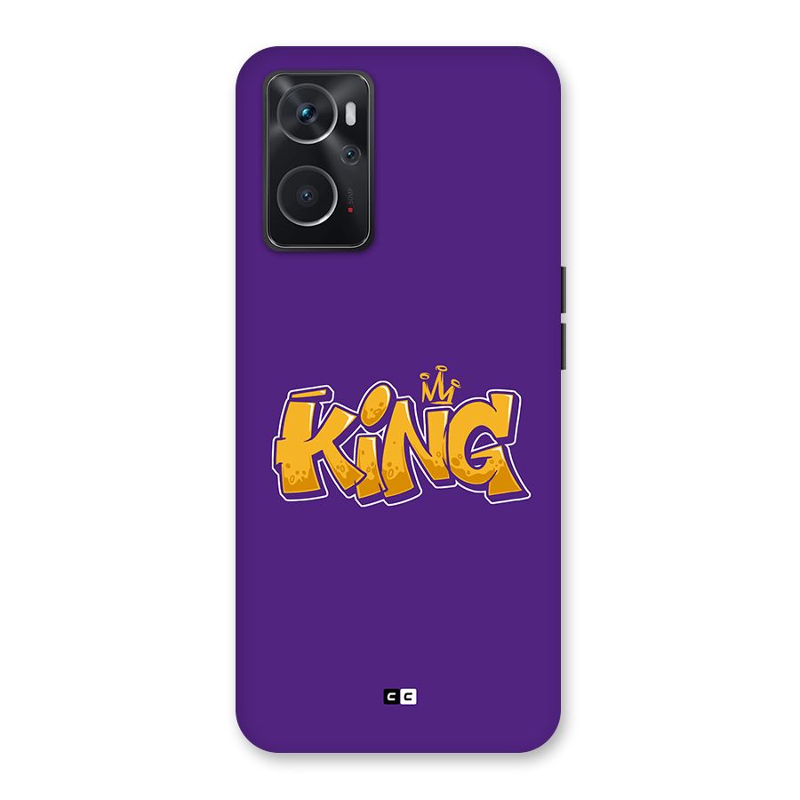 The Royal King Back Case for Oppo K10 4G