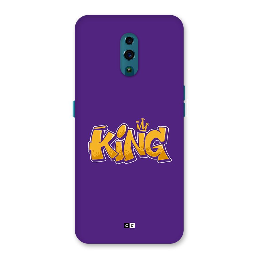The Royal King Back Case for Oppo Reno