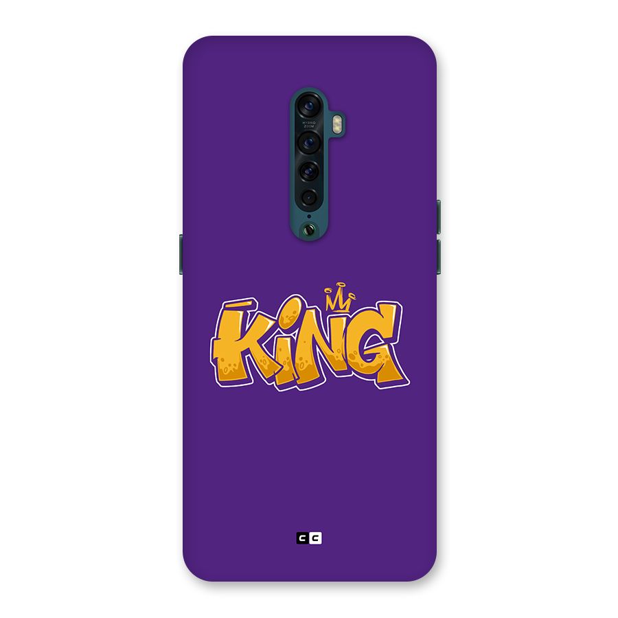The Royal King Back Case for Oppo Reno2